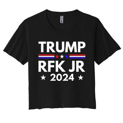 Trump Rfk Jr 2024 Trump Kennedy 2024 Women's Crop Top Tee