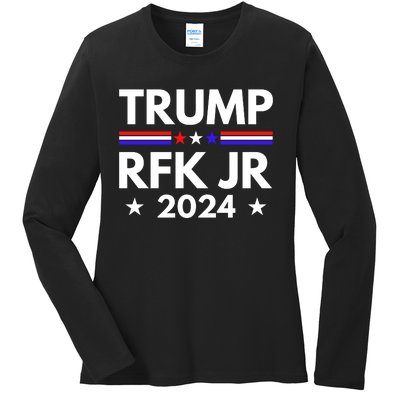 Trump Rfk Jr 2024 Trump Kennedy 2024 Ladies Long Sleeve Shirt