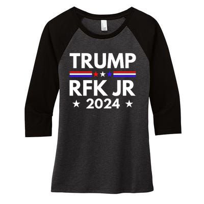 Trump Rfk Jr 2024 Trump Kennedy 2024 Women's Tri-Blend 3/4-Sleeve Raglan Shirt