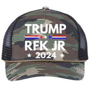 Trump Rfk Jr 2024 Trump Kennedy 2024 Retro Rope Trucker Hat Cap