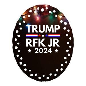 Trump Rfk Jr 2024 Trump Kennedy 2024 Ceramic Oval Ornament