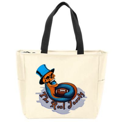 The Real Jaunty Logo Zip Tote Bag