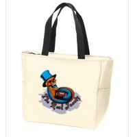 The Real Jaunty Logo Zip Tote Bag