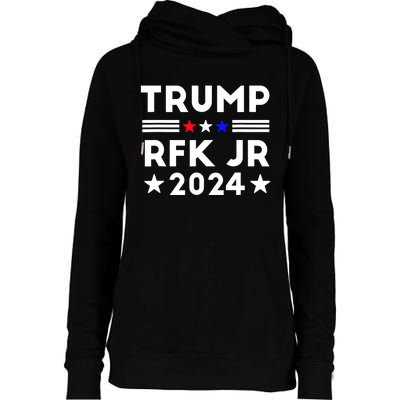 Trump RFK JR 2024 Womens Funnel Neck Pullover Hood