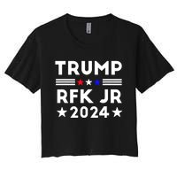 Trump RFK JR 2024 Women's Crop Top Tee