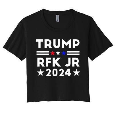 Trump RFK JR 2024 Women's Crop Top Tee