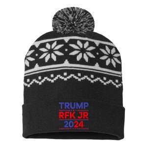 Trump Rfk Jr 2024 Trump Kennedy 2024 USA-Made Snowflake Beanie