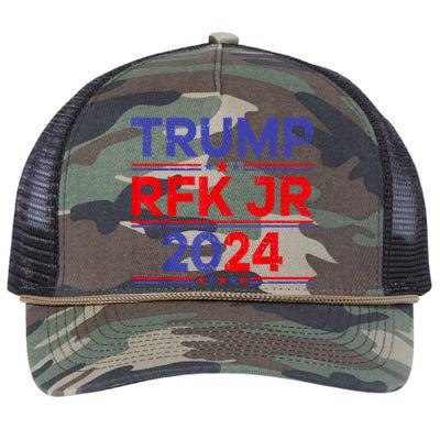 Trump Rfk Jr 2024 Trump Kennedy 2024 Retro Rope Trucker Hat Cap