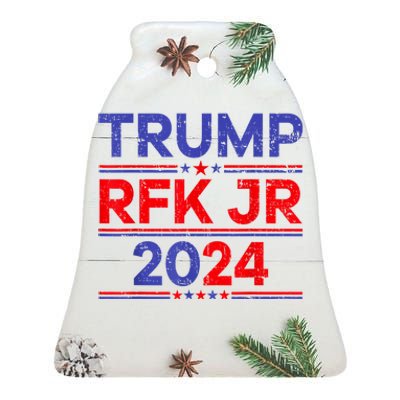 Trump Rfk Jr 2024 Trump Kennedy 2024 Ceramic Bell Ornament