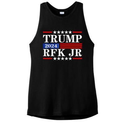 Trump Rfk Jr 2024 Trump Kennedy 2024 Ladies PosiCharge Tri-Blend Wicking Tank