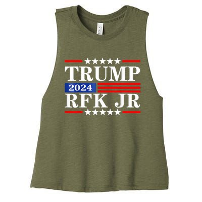 Trump Rfk Jr 2024 Trump Kennedy 2024 Women's Racerback Cropped Tank