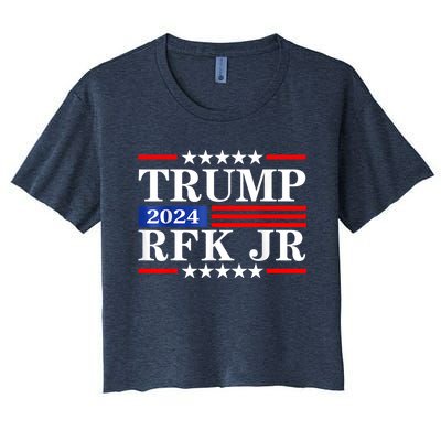 Trump Rfk Jr 2024 Trump Kennedy 2024 Women's Crop Top Tee