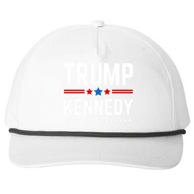 Trump Rfk Jr 2024 Trump Kennedy Snapback Five-Panel Rope Hat