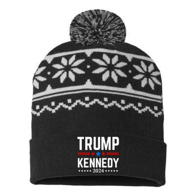 Trump Rfk Jr 2024 Trump Kennedy USA-Made Snowflake Beanie