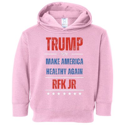 Trump Rfk Jr Make America Healthy Again 2024 President Maha Toddler Hoodie