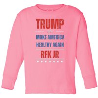 Trump Rfk Jr Make America Healthy Again 2024 President Maha Toddler Long Sleeve Shirt