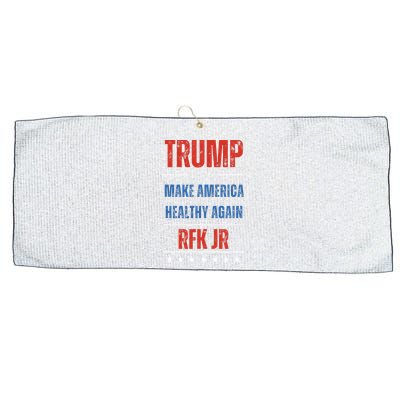 Trump Rfk Jr Make America Healthy Again 2024 President Maha Large Microfiber Waffle Golf Towel