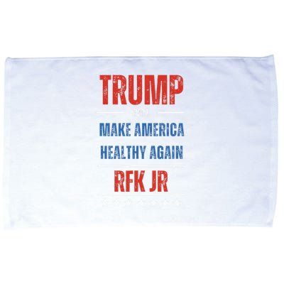 Trump Rfk Jr Make America Healthy Again 2024 President Maha Microfiber Hand Towel