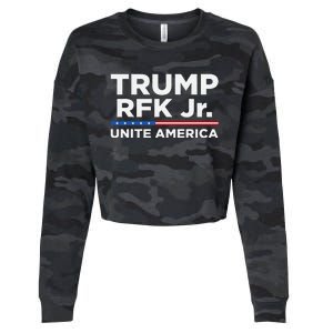 Trump Rfk Jr. Kennedy 2024 Unite America Us Election Cropped Pullover Crew