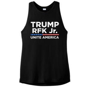 Trump Rfk Jr. Kennedy 2024 Unite America Us Election Ladies PosiCharge Tri-Blend Wicking Tank