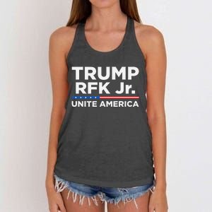 Trump Rfk Jr. Kennedy 2024 Unite America Us Election Women's Knotted Racerback Tank