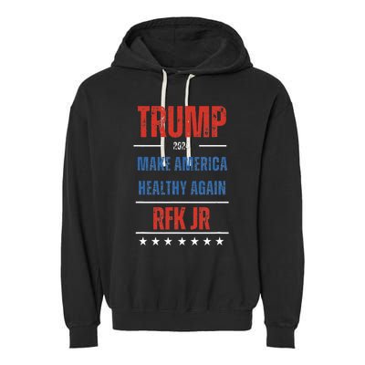 Trump Rfk Jr Make America Healthy Again 2024 President Maha Garment-Dyed Fleece Hoodie