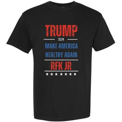 Trump Rfk Jr Make America Healthy Again 2024 President Maha Garment-Dyed Heavyweight T-Shirt