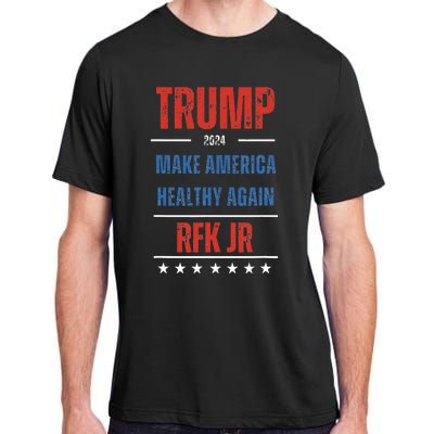 Trump Rfk Jr Make America Healthy Again 2024 President Maha Adult ChromaSoft Performance T-Shirt