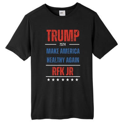 Trump Rfk Jr Make America Healthy Again 2024 President Maha Tall Fusion ChromaSoft Performance T-Shirt