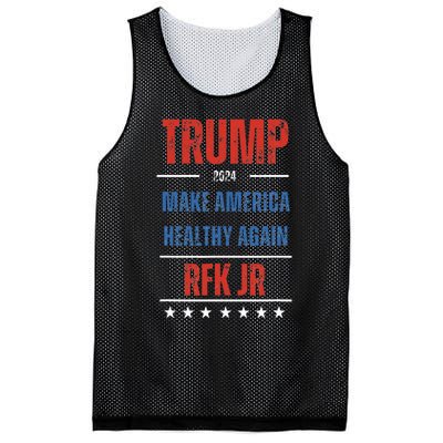 Trump Rfk Jr Make America Healthy Again 2024 President Maha Mesh Reversible Basketball Jersey Tank