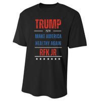 Trump Rfk Jr Make America Healthy Again 2024 President Maha Performance Sprint T-Shirt