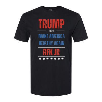 Trump Rfk Jr Make America Healthy Again 2024 President Maha Softstyle CVC T-Shirt