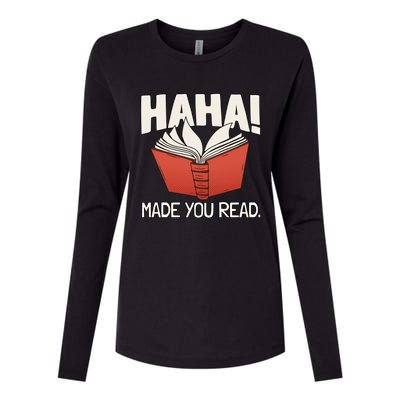 Teaching Reading Joke Bookworm Gift Womens Cotton Relaxed Long Sleeve T-Shirt