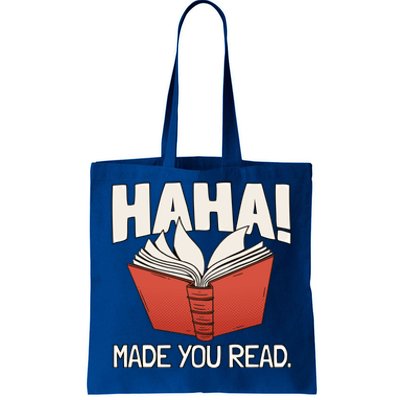 Teaching Reading Joke Bookworm Gift Tote Bag