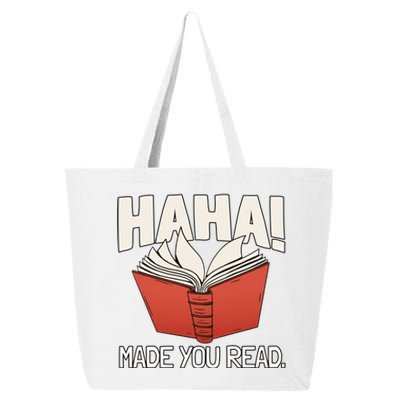 Teaching Reading Joke Bookworm Gift 25L Jumbo Tote