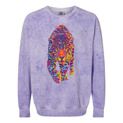 The Rainbow Jaguar Colorblast Crewneck Sweatshirt