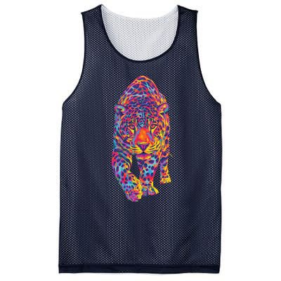 The Rainbow Jaguar Mesh Reversible Basketball Jersey Tank