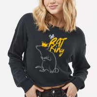 The Rat King , Mouse Nutcracker Ballet Dance Cropped Pullover Crew