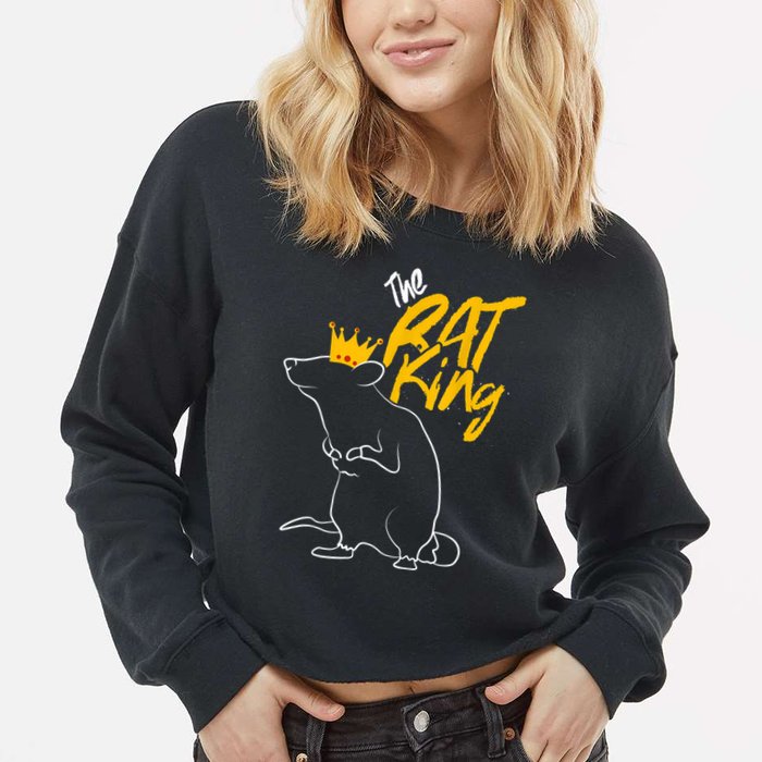 The Rat King , Mouse Nutcracker Ballet Dance Cropped Pullover Crew