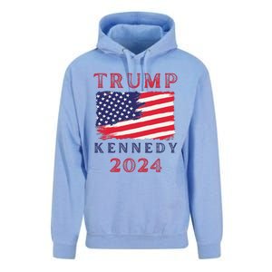 Trump Rfk Kennedy Presidential Campaign American Flag 2024 Unisex Surf Hoodie