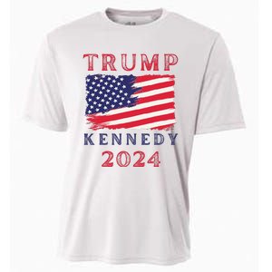 Trump Rfk Kennedy Presidential Campaign American Flag 2024 Cooling Performance Crew T-Shirt