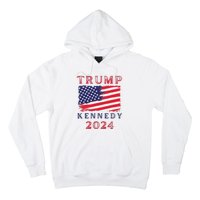 Trump Rfk Kennedy Presidential Campaign American Flag 2024 Hoodie