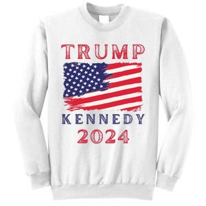 Trump Rfk Kennedy Presidential Campaign American Flag 2024 Sweatshirt