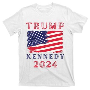 Trump Rfk Kennedy Presidential Campaign American Flag 2024 T-Shirt