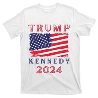 Trump Rfk Kennedy Presidential Campaign American Flag 2024 T-Shirt