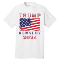 Trump Rfk Kennedy Presidential Campaign American Flag 2024 Tall T-Shirt