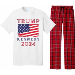 Trump Rfk Kennedy Presidential Campaign American Flag 2024 Pajama Set