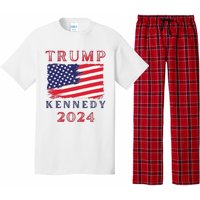 Trump Rfk Kennedy Presidential Campaign American Flag 2024 Pajama Set