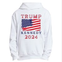 Trump Rfk Kennedy Presidential Campaign American Flag 2024 Urban Pullover Hoodie