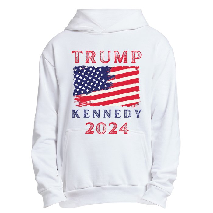 Trump Rfk Kennedy Presidential Campaign American Flag 2024 Urban Pullover Hoodie